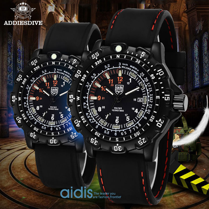 Solar Powered Watch - Мужские водонепроницаемые кварцевые часы в стиле