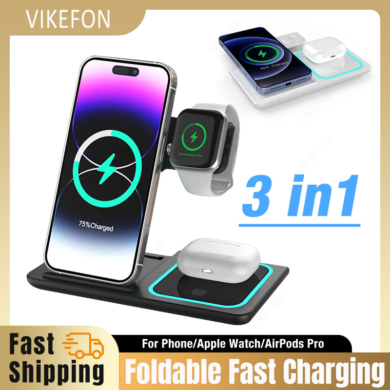 Smartwatch Phone Watches - Беспроводное зарядное устройство 3 в 1,