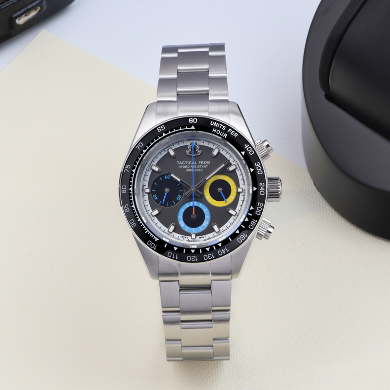 Solar Powered Watch - Тактические часы Frog Watch из нержавеющей
