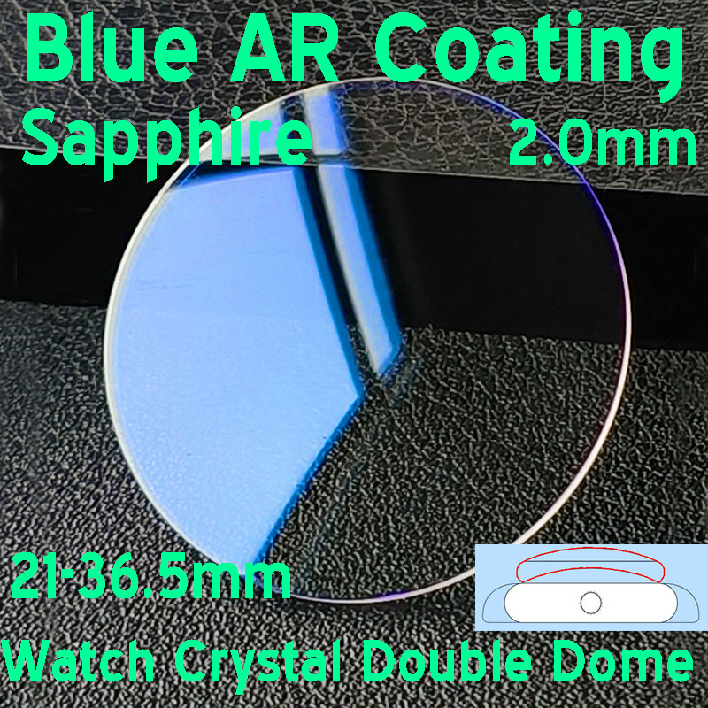 Watch Crystal Replacement - Сапфировое стекло с синим AR-покрытием, 2