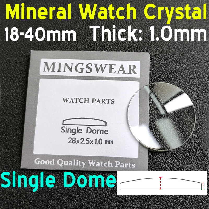 Watch Crystal Replacement - Круглое выпуклое минеральное стекло для часов