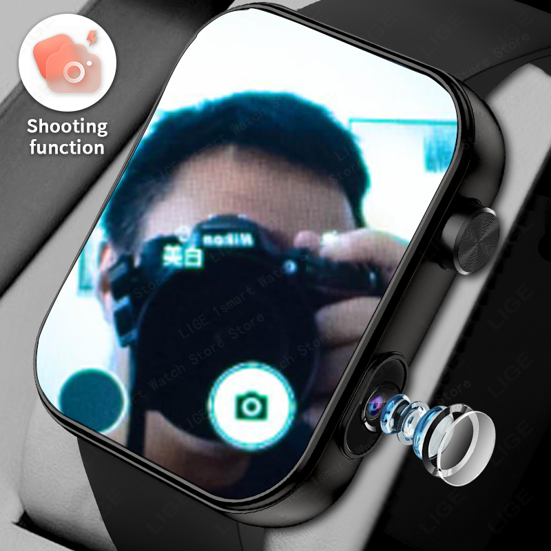 Smartwatch Latest Watches For Men - Камера LIGE позволяет фотографировать и видео