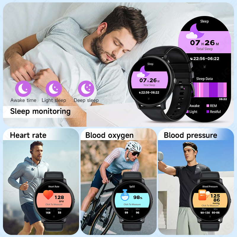 LIGE Bluetooth Call Женские См – обзор и цена Smartwatch Latest Watches For Men