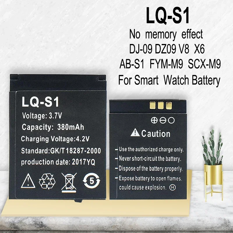 1-100 шт. LQS1 3,7 В 380 мАч а – обзор и цена Watch V8