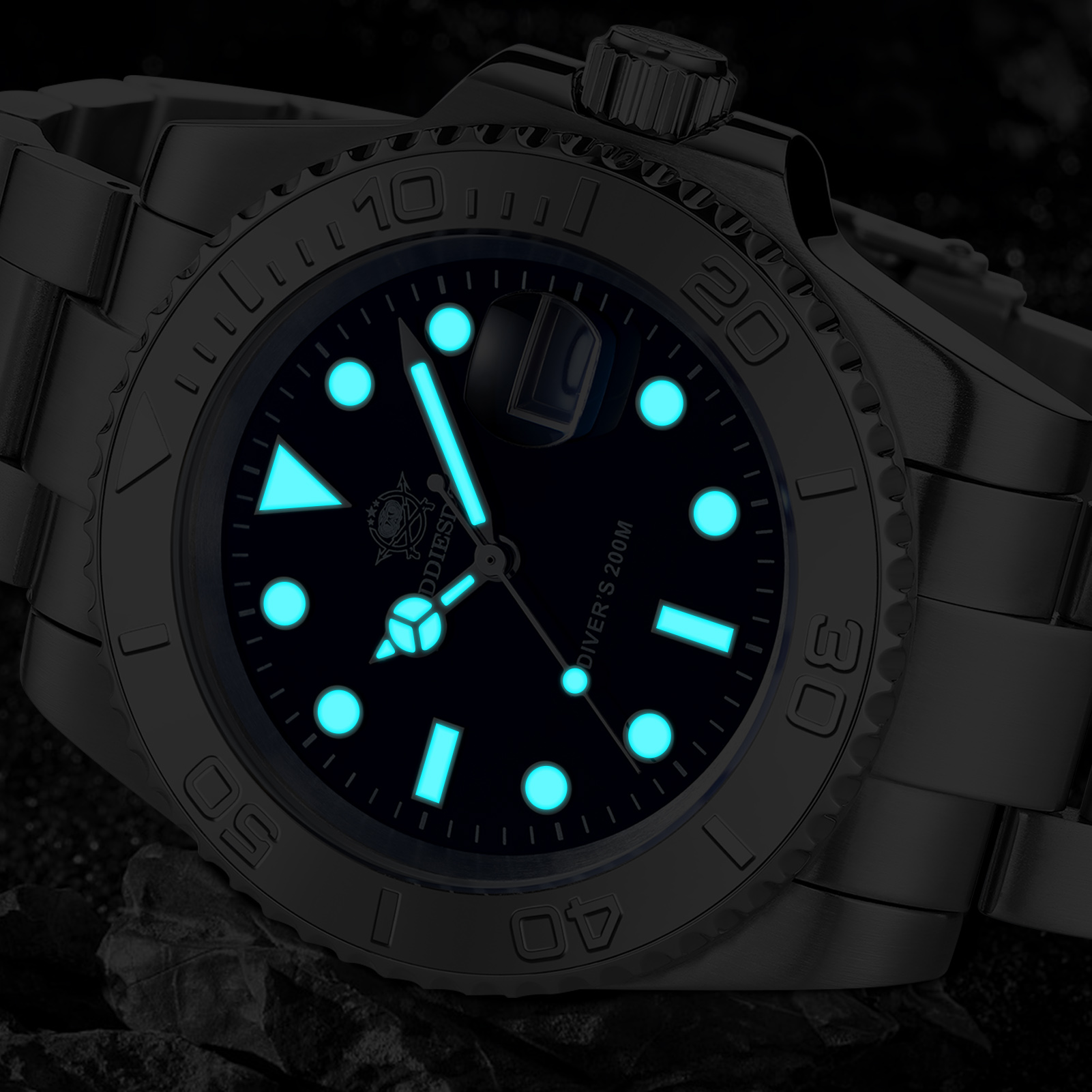 Мужские часы ADDIESIDVE из нер – обзор и цена Solar Powered Watch