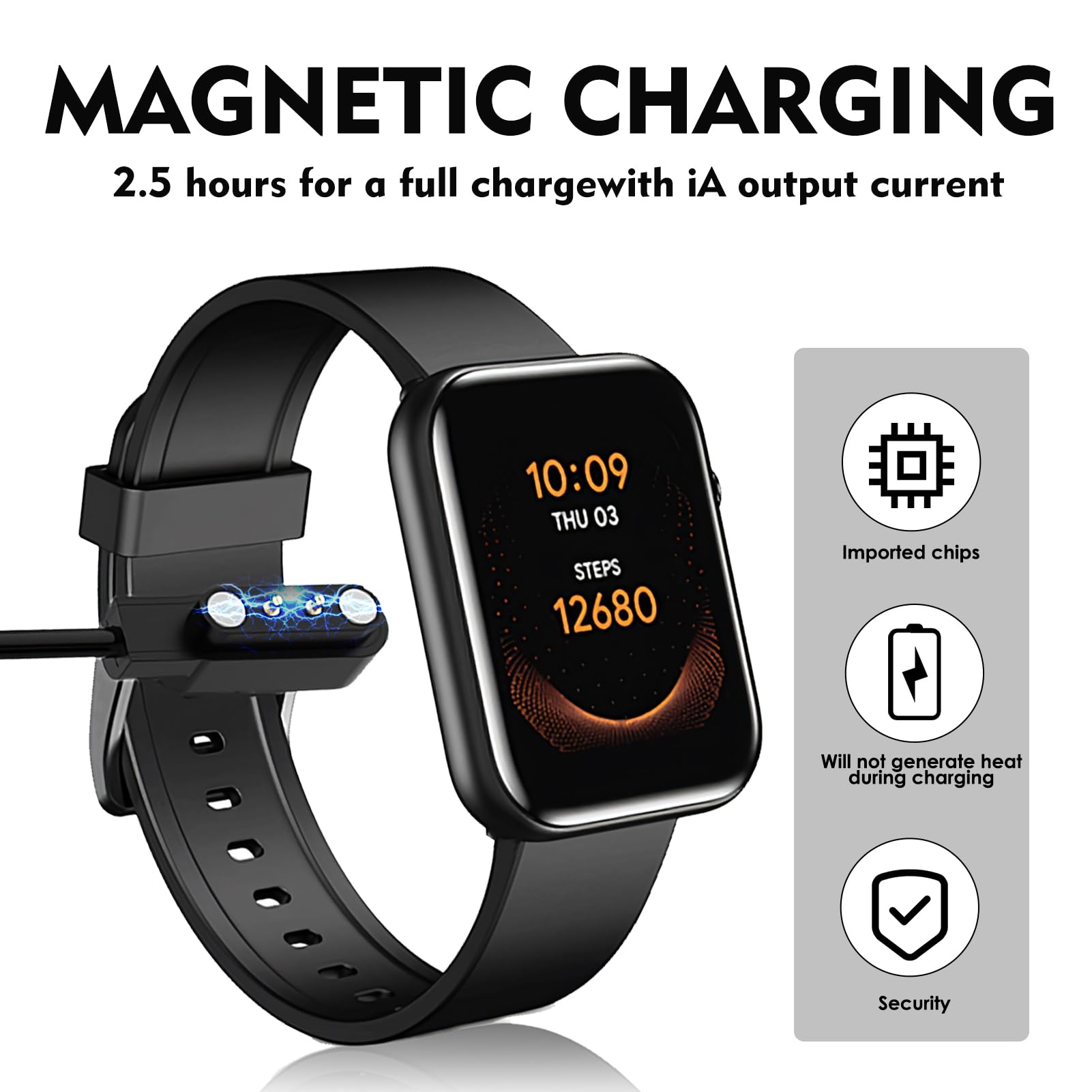 Магнитный зарядный кабель, уни – обзор и цена Smartwatch English