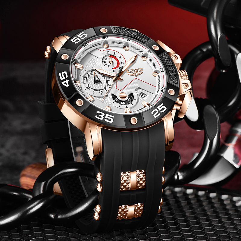 Мужские часы LIGE, кварцевые,  – обзор и цена Smartwatch Watches Brands For Men