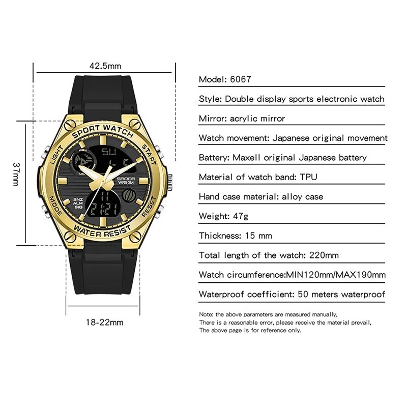 Часы наручные SANDA женские ци – обзор и цена Solar Powered Watch