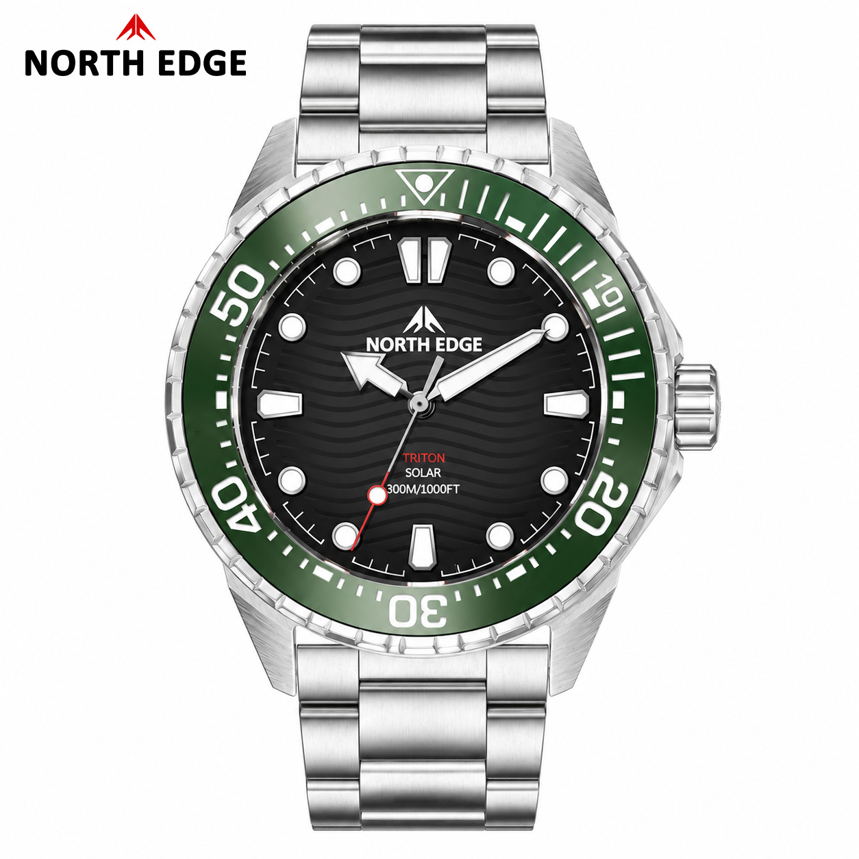 Дайверские часы North Edge TRI – обзор и цена Solar Powered Watch