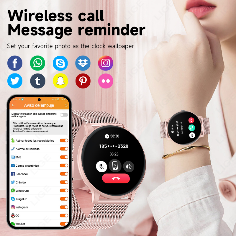 Спортивные фитнес-часы LIGE 20 – обзор и цена Smartwatch Latest Watches For Men