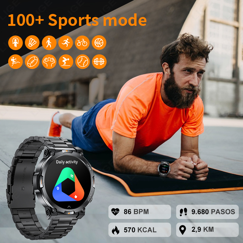 Смарт-часы LIGE для активного  – обзор и цена Smartwatch Latest Watches For Men