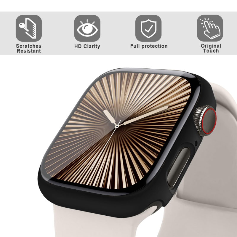2 шт. защитное стекло + чехол  – обзор и цена Iwatch Smartwatch Series 7