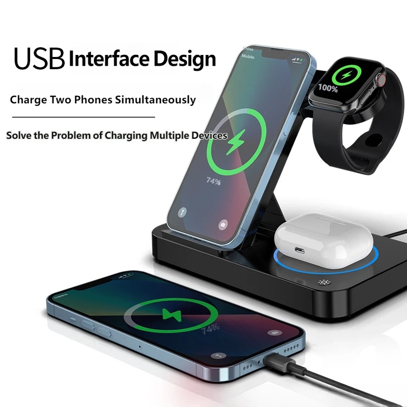Беспроводная зарядная станция  – обзор и цена Smartwatch Phone Watches